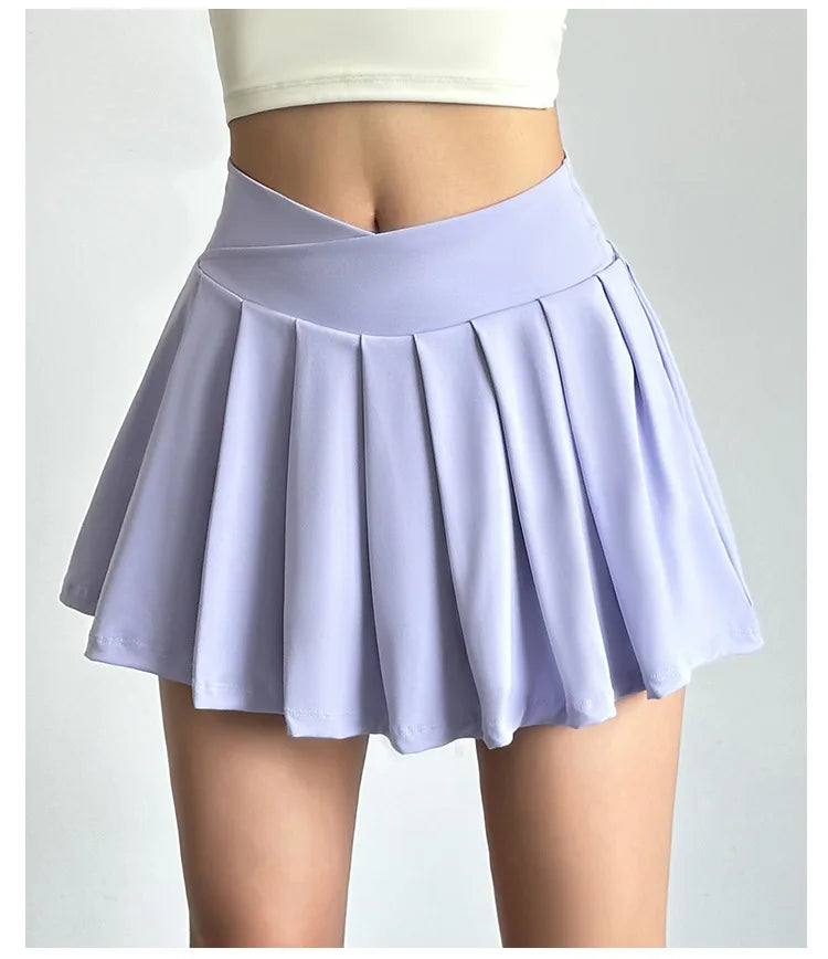 Women’s High-Waist Pleated Active Skort
