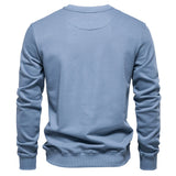 Men’s Cotton-Blend Crew Neck Sweatshirt