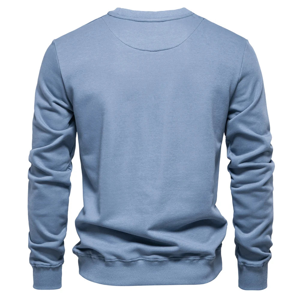 Men’s Cotton-Blend Crew Neck Sweatshirt