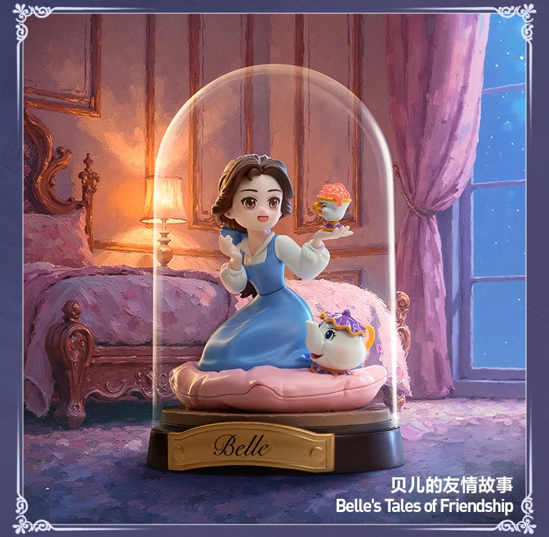 POP MART Disney PRINCESS Create Your World Series Blind Box Surprise Mystery Box Anime Action Figurines Home Decor Desktop Model