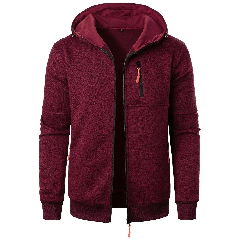 Men’s Athletic Hooded Cardigan