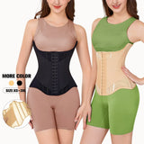 U-Shaped Steel-Boned Waist Trainer & Breast Lift Corset