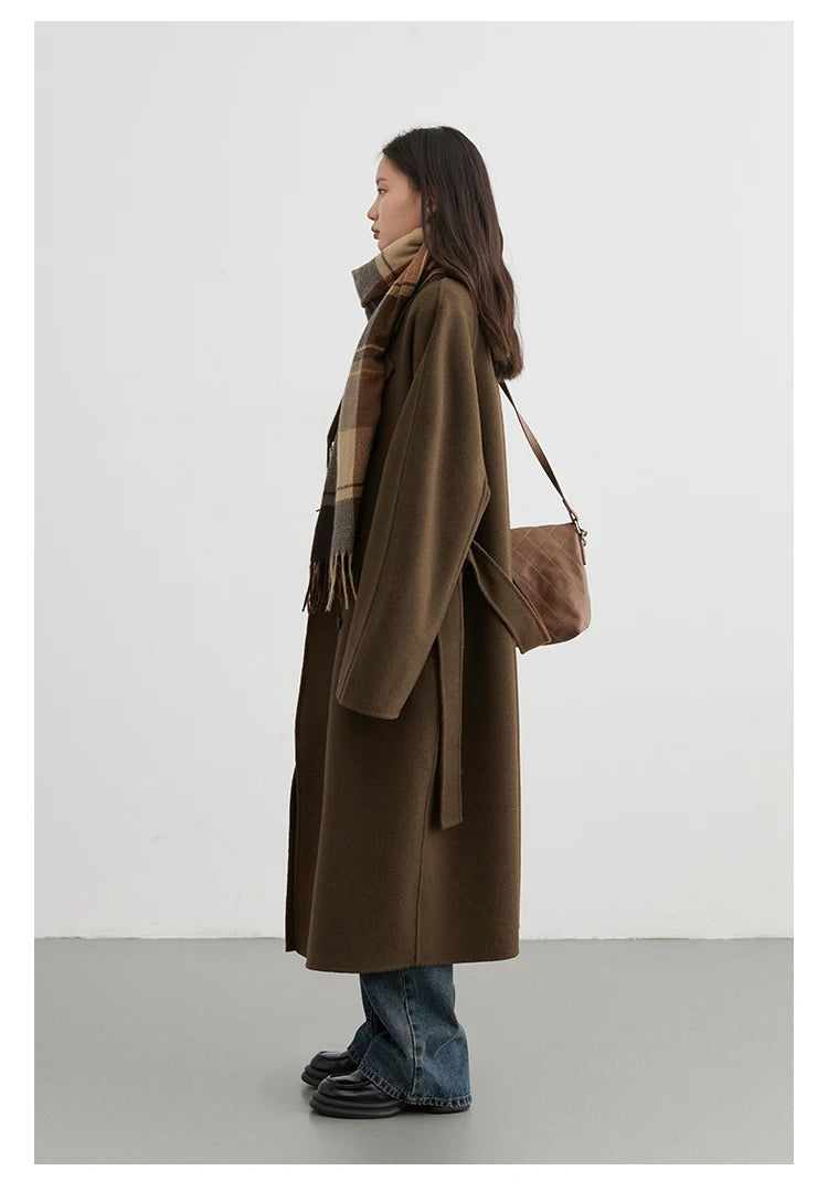 Retro Double-Sided Woolen Overcoat