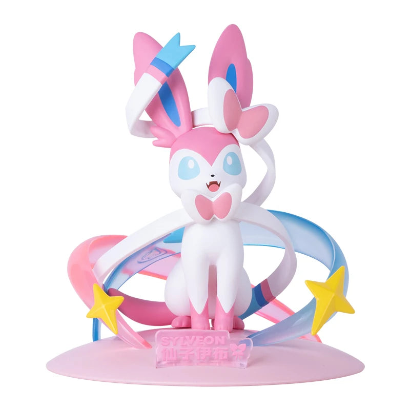 FUNISM Genuine Pokemon Action Figures Pikachu Mewtwo Figurine Gardevoir Sylveon Anime Collect Model Pocket Monster Toy Gift