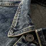 Washed Heavyweight Denim Jacket – Vintage Workwear