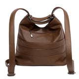 Top Quality Leather Backpack Women Bagpack Female Large Capacityf or Commute Travel School Backpack Shoulder Bags for Women Sac