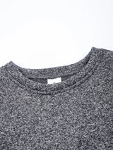 Men's  Autumn Long Sleeve Knit Pullover Solid Color Crewneck Warm Sweater Men Casual Loose Sweatshirt Street Sportswear