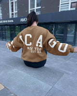 Women's Y2K Letter Print Relaxed Sweatshirt