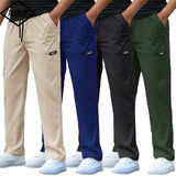 Men's Casual Loose Straight Sports Pants Gym Sport Trousers for Men Jogger Sweatpants Running Workout Jogging Long Pants