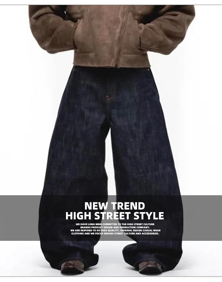 MIJKO Men's Relaxed Straight Denim Jeans – M to XXL