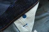 Sauce Zhan SZ6601-10OZ Men Jeans Selvedge Sanforized Denim Jeans Summer Indigo Jeans for Man Regular Fit Straight Leg 10 Oz