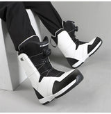 Adult Snowboarding Shoes Snow Boots Man Wire Buckle Models Fast Wear Ski Shoes Men Women Ski Equipment Warm Anti Ski Boots