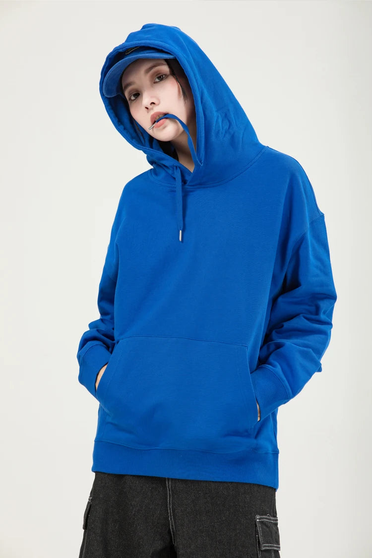 Custom Logo Cotton Pullover Hoodie