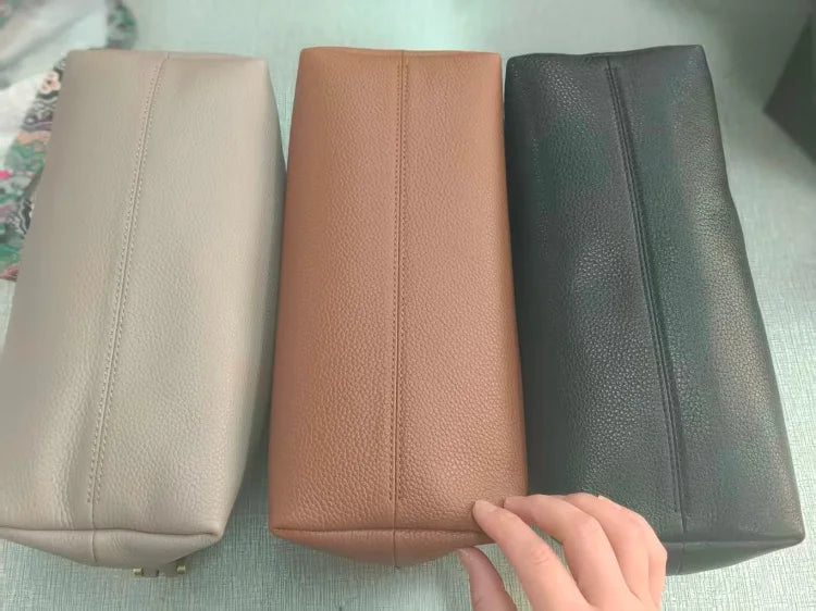 2024 Women Genuine Leather Luxury Handbags Small Size Versatile Cowhide Crossbody Bag Fashion Soft Messenger Purses