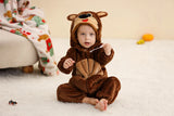 Plush Hooded Baby Winter Romper