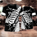 Men's 3D Print Oversized Graphic Tee | Short Sleeve