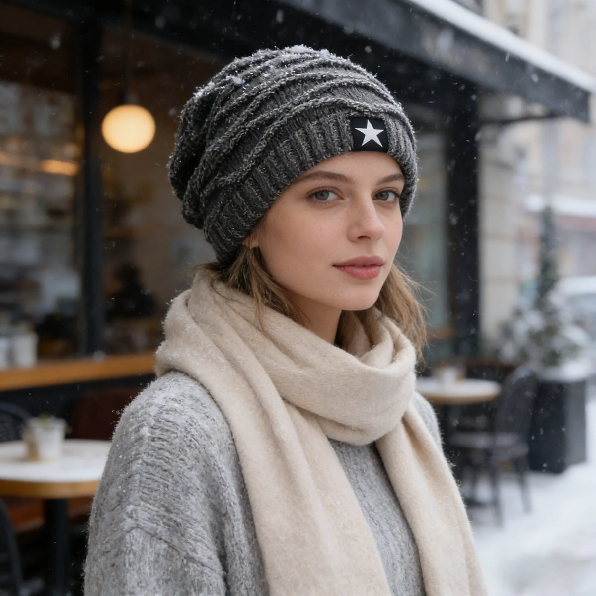 Unisex Slouchy Knit Winter Beanie