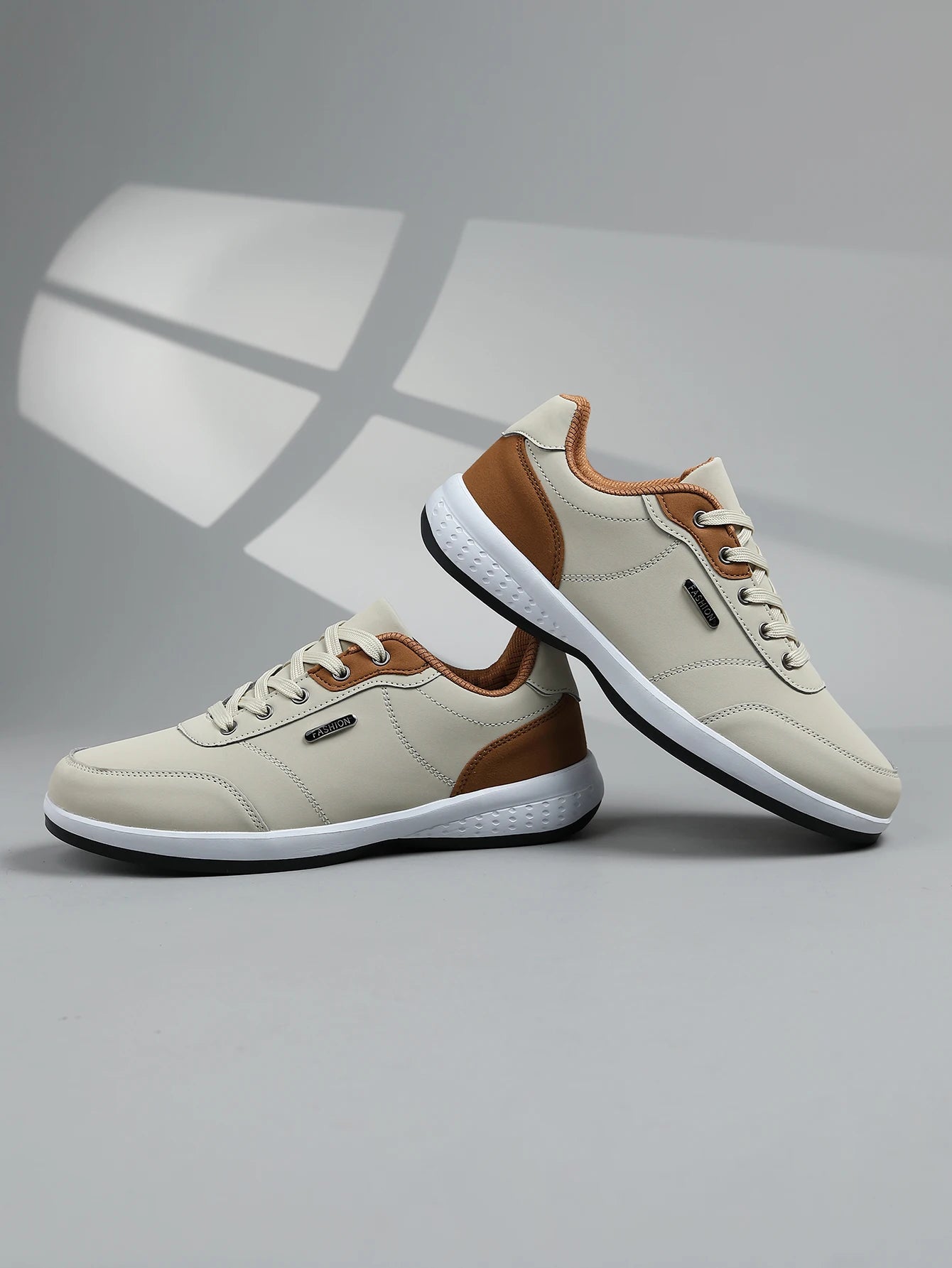 2026 New Walking Sports Shoes Leather Waterproof Casual Sports Shoes Non-slip Shock Absorption Running Shoes Men's Tennis Shoes