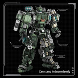 1403pcs Large Mecha Warrior Building Blocks Set Battle Robots Action Figure Model Kits Adult Teens Assembled Toys Gifts For Boys