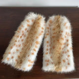 Women's Plush Leg Warmers for Winter & Y2K Outfits