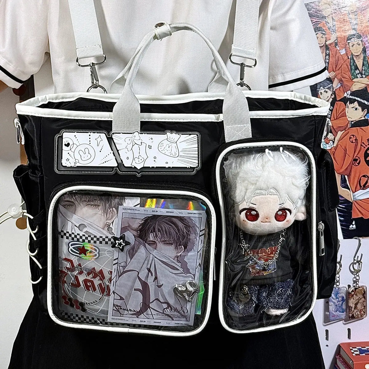 Women's Y2K Nylon Shoulder Bag