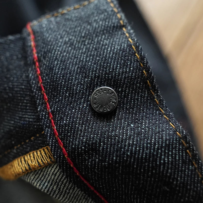 SauceZhan 344XX High-Rise Relaxed Selvedge Denim Jeans