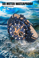 SMAEL 8136 Men's Sport Watch – 50M Water Resistant