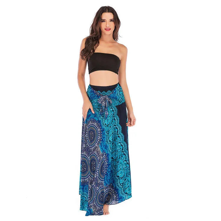 Boho Maxi Skirt – Flowy Ankle-Length Summer Skirt for Women