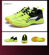 Li-Ning Unisex GLADIATOR Ⅱ Badminton Training Shoes Cushion Rebound LiNing Men Women Stable Support Sneakers AYTV017