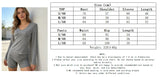 Hirsionsan Modal Soft Loose Sets Women 2026 Casual Two Pieces Long Sleeve T Shirts and High Waist Dresses Outfits Tracksuit