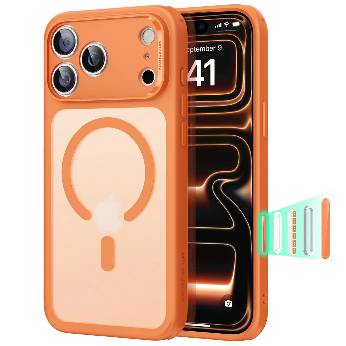 ESR Magnetic iPhone Case with Camera Guard