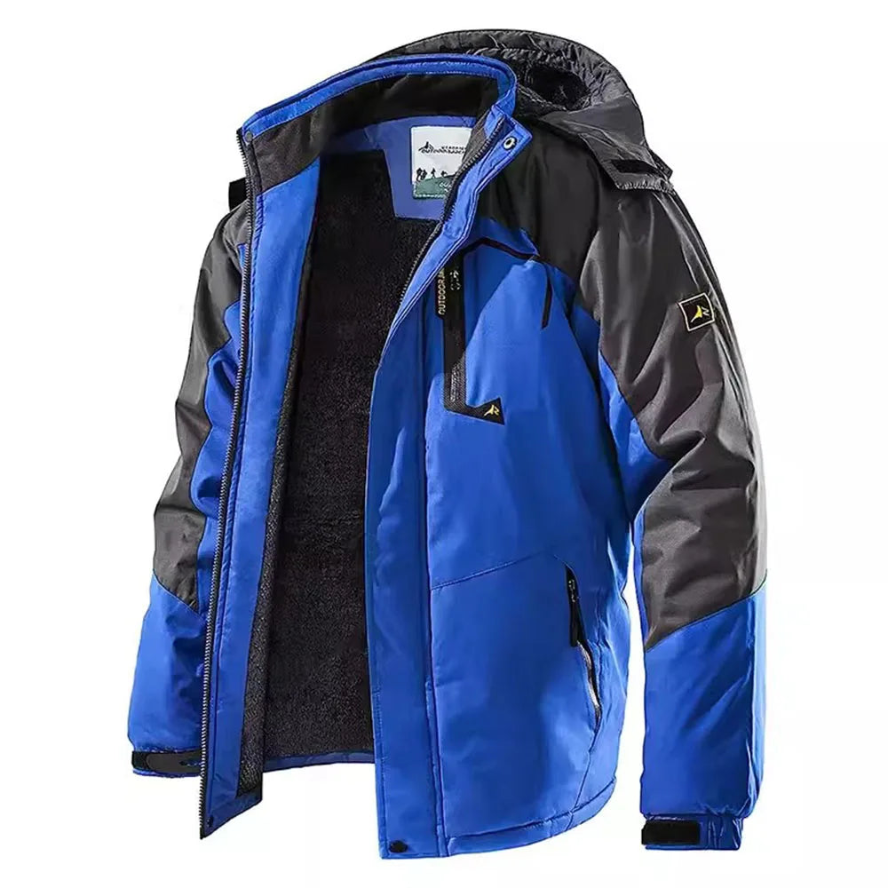 Men's Fleece-Lined Winter Parka | Waterproof Outdoor Jacket