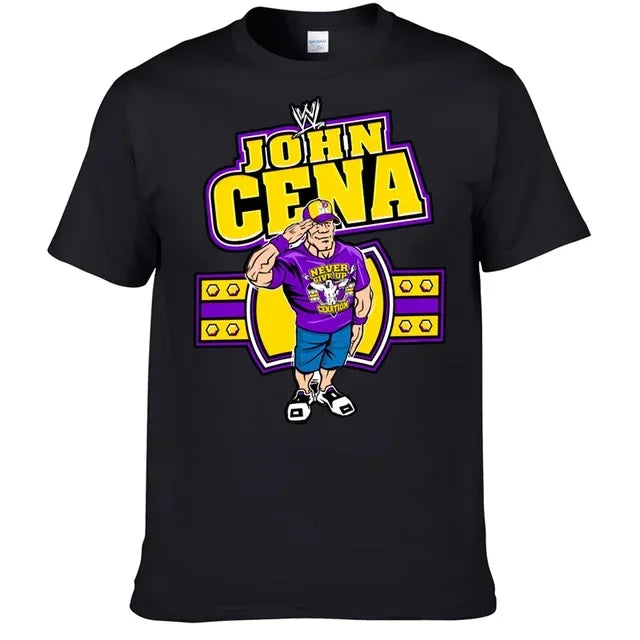 John Cena "Never Give Up" Men's Sports Tee