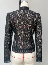 Summer Elegant Lace Hollow Out Party Blouse