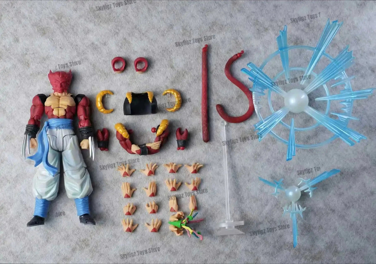 In Stock KAMIONE Tonsenarttoys Dragon Ball Gogeta Figure GT Super Saiyan 4 SSJ4 Gogeta Anime Action Figures Toys Gifts