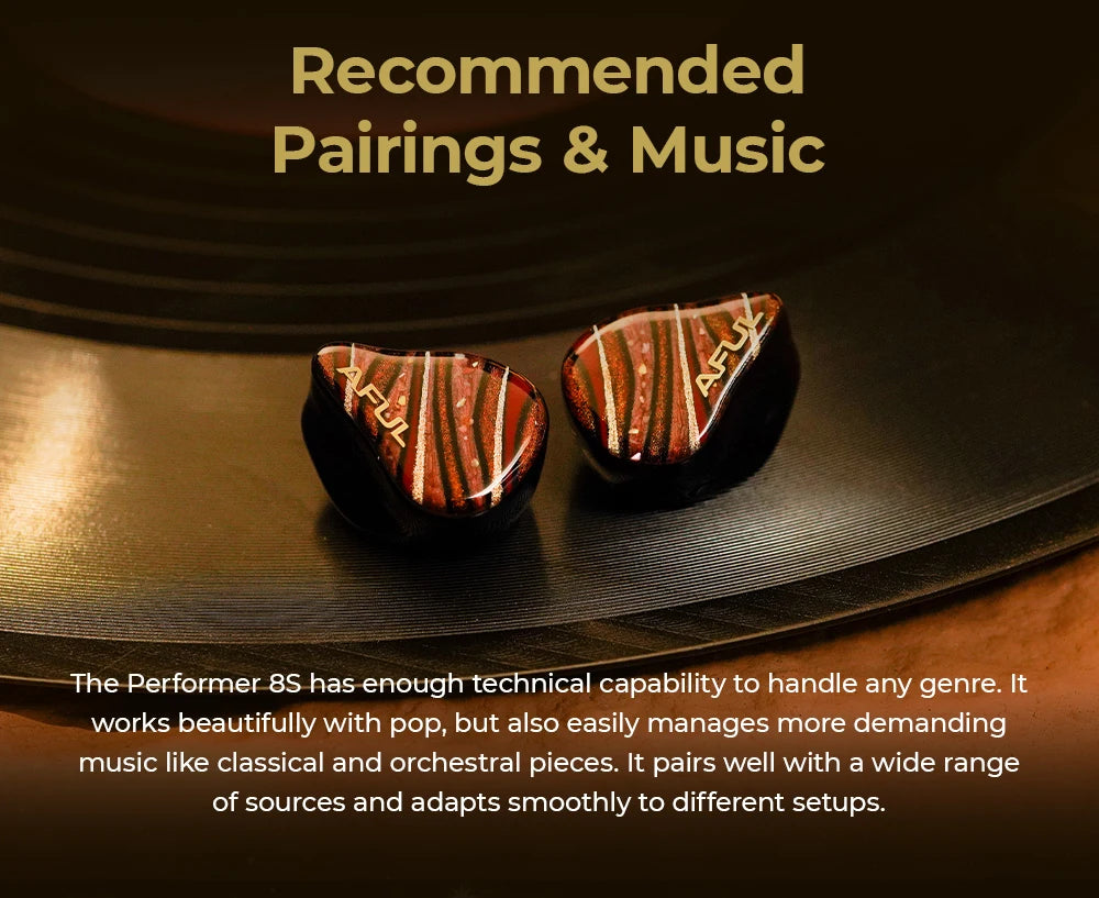 AFUL Performer 8S Hi-Fi IEM | 1DD+6BA+1PR+1 Planar