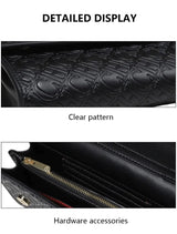 Luxury Letter Color Block Crossbody Chain Bag