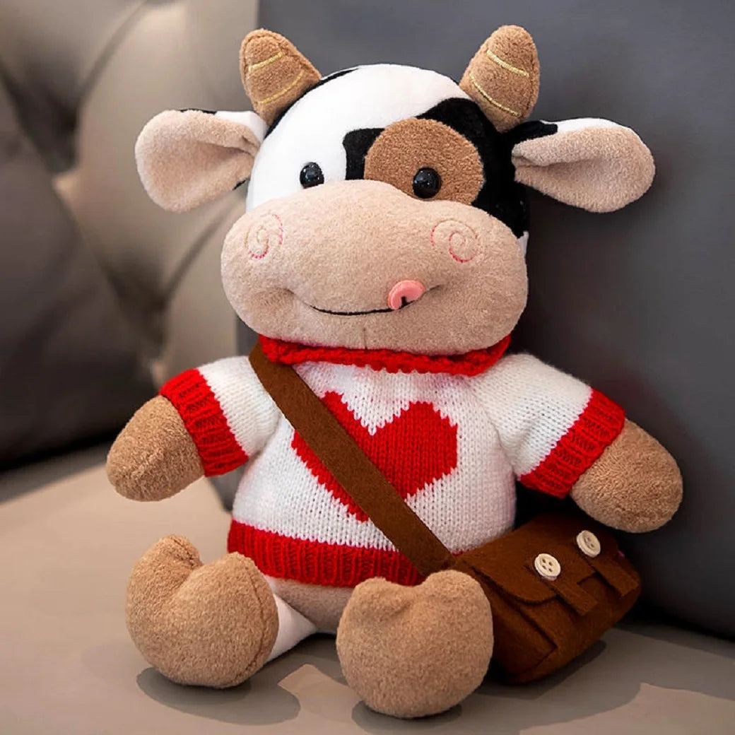 Adorable Plush Cow Doll