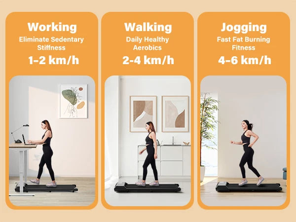 Superun 300 lbs Walking Pad Treadmill 2.5HP – Home Fitness
