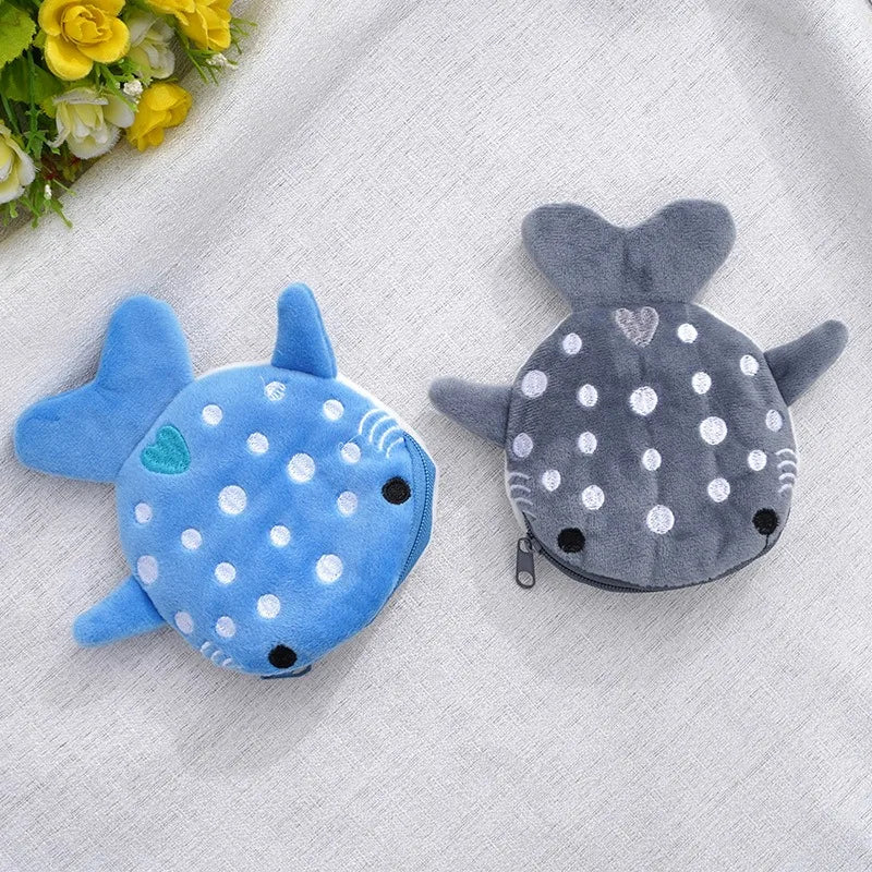 Shark Plush Coin Purse & Keychain