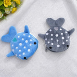 Shark Plush Coin Purse & Keychain
