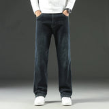 Men’s Relaxed Wide-Leg Stretch Jeans