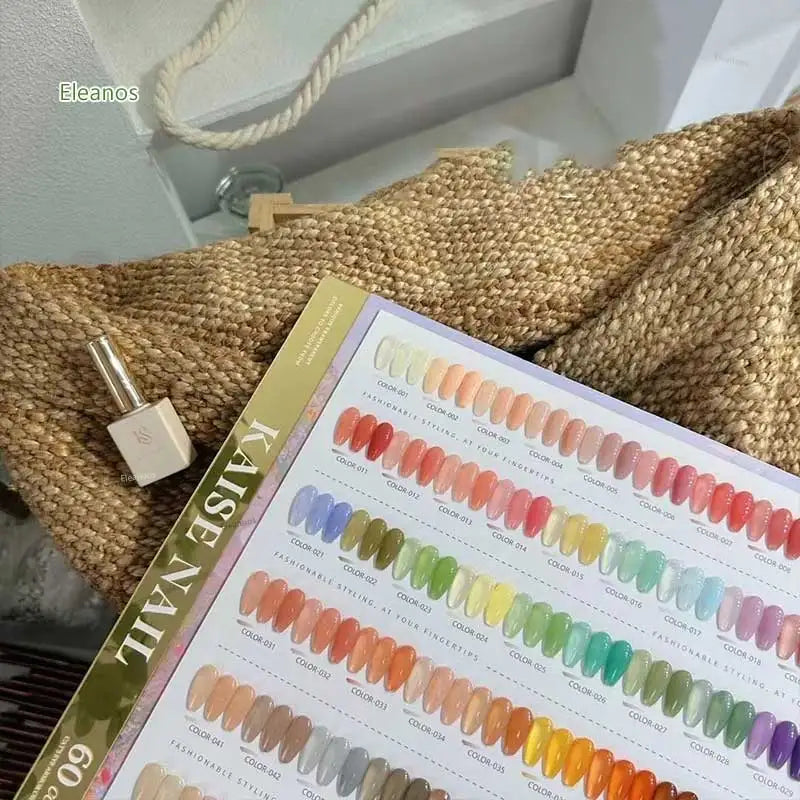 Eleanos 60-Piece Jelly Opal Gel Polish Set