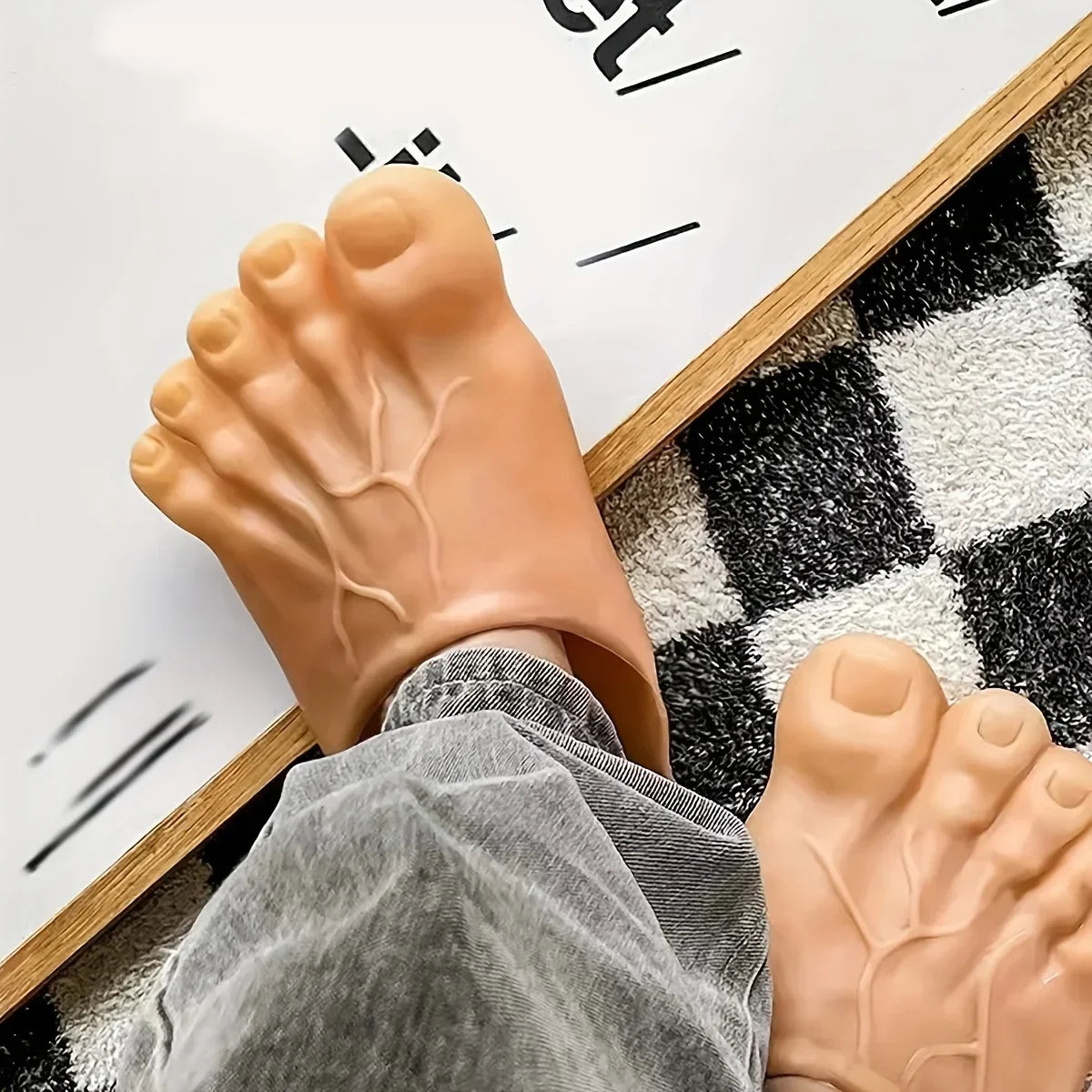 Playful Big Foot Costume Slippers