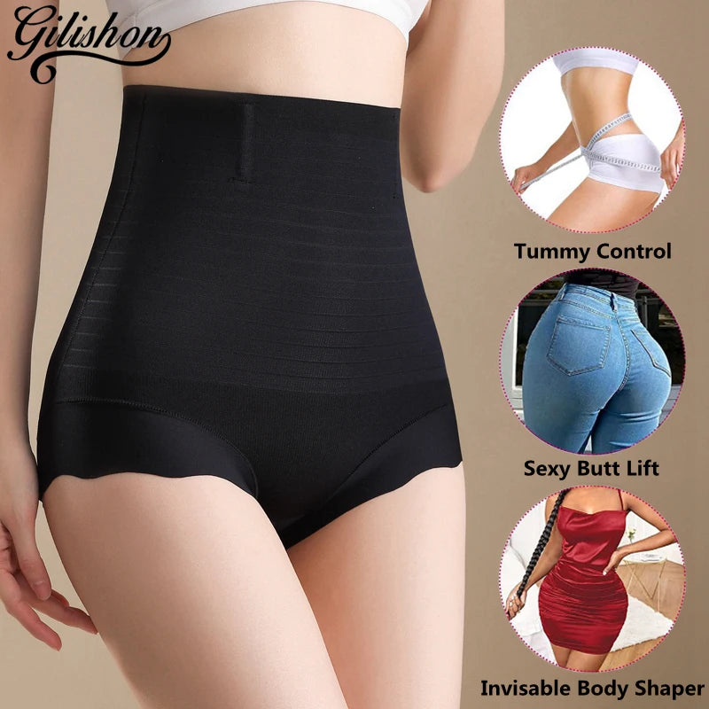 High-Waist Tummy Control Shapewear – Slimming Body Shaper & Hip Lift Shorts