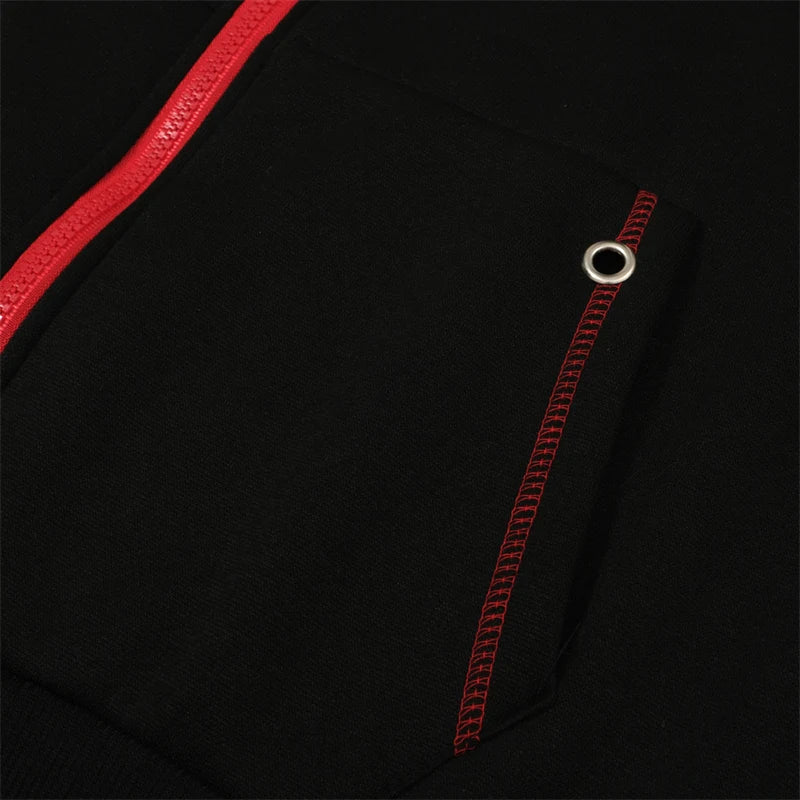 Men’s Fleece Zip-Up Hoodie with Pockets
