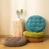 Round Floor Cushion Seating for Adults,Tufted Thick Meditation Cushion for Floor Seating Yoga Living Room Office