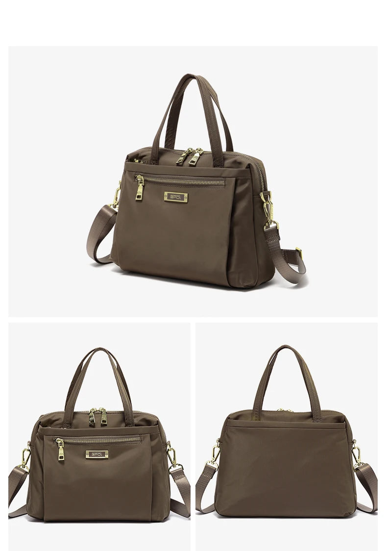 EPOL Large Capacity Women's Handbags Fabric High Quality Fashion Shoulder Bags Multiple Pockets Casual Waterproof Tote Bags 7253