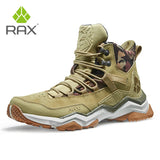 Rax Hiking Shoes Men Waterproof Trekking Shoes Lightweight Breathable Outdoor Sports Sneakers for Men Climbing Leather Shoes
