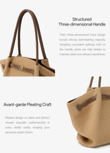 LA FESTIN Original Brand Women's bags Shoulder Bag Woven Bag 2026 New Tote Bag Large Handbag Travel Bag Big Beach Bag